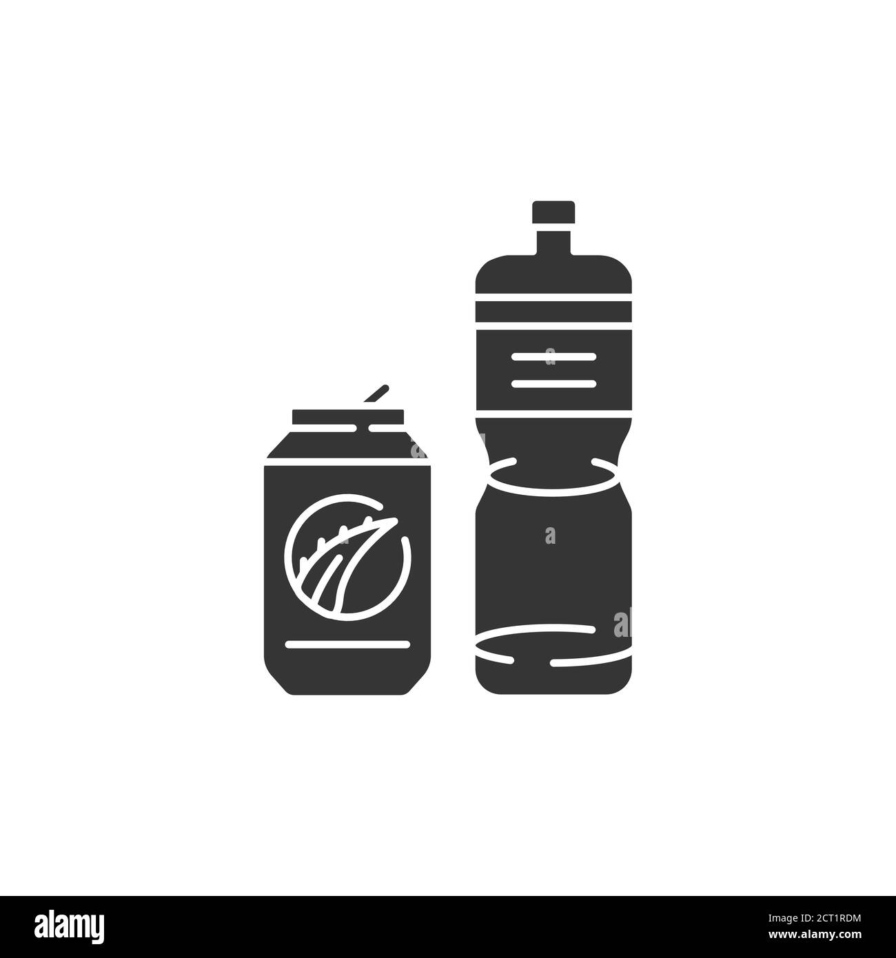 Aloe Juice schwarzes Glyphen-Symbol. Klebrige, dicke Flüssigkeit aus dem Fleisch des Aloe Vera Pflanzenblattes. Getränke Stock Vektor