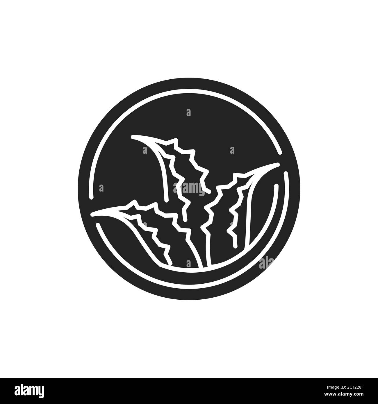 Aloe Vera Abdeckung schwarze Glyphe Symbol. Material, das die Matratze bedeckt. Enthält Aloe Vera. Piktogramm für Webseite, mobile App, Promo. UI UX GUI DESIGN Stock Vektor