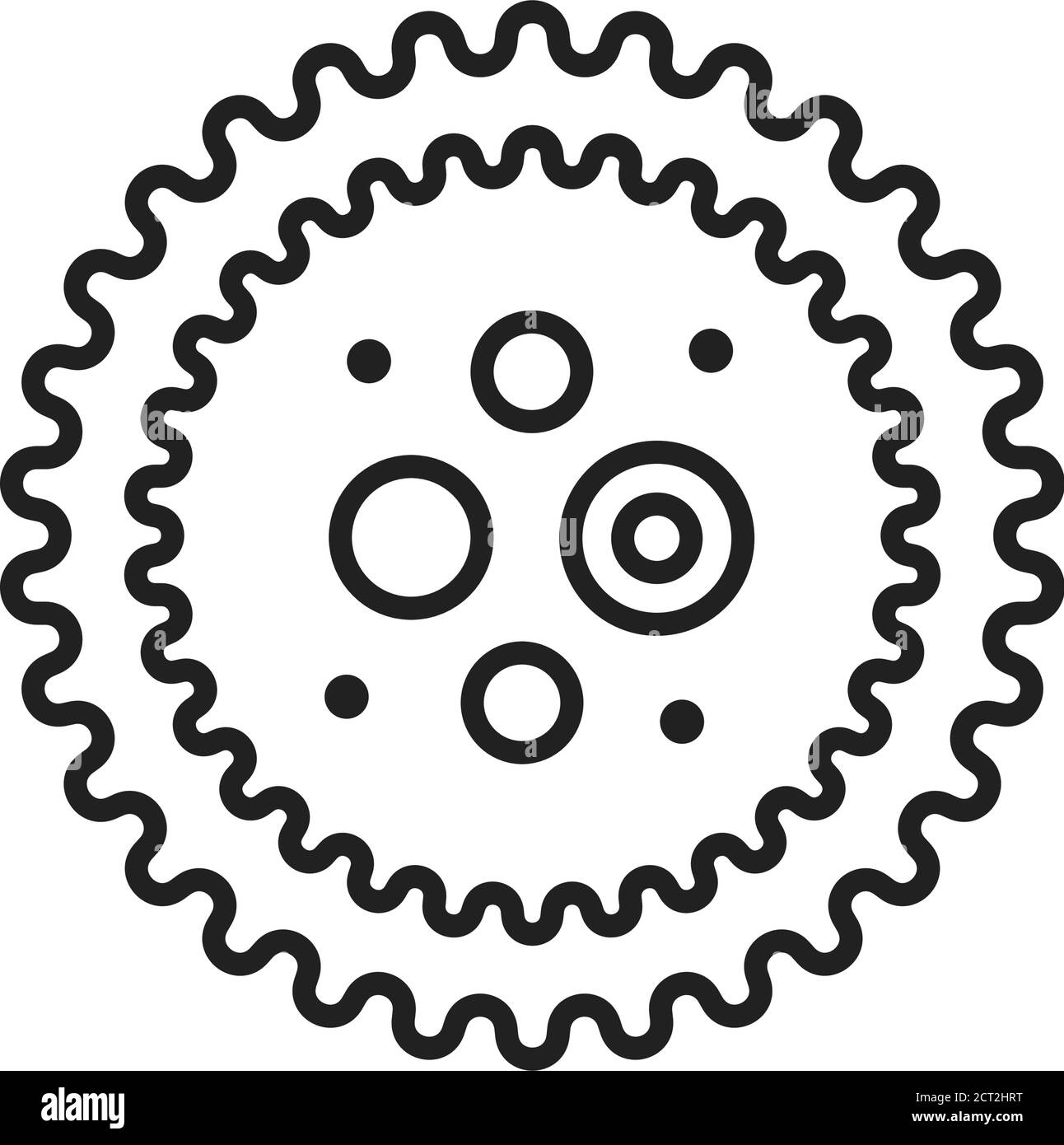 Virus Hepatitis b schwarzes Linie Symbol. Bakterien, Mikroorganismen Zeichen. Krankheit und Krankheit Konzept. Piktogramm für Web, mobile App, Promo. UI-UX-Design Stock Vektor