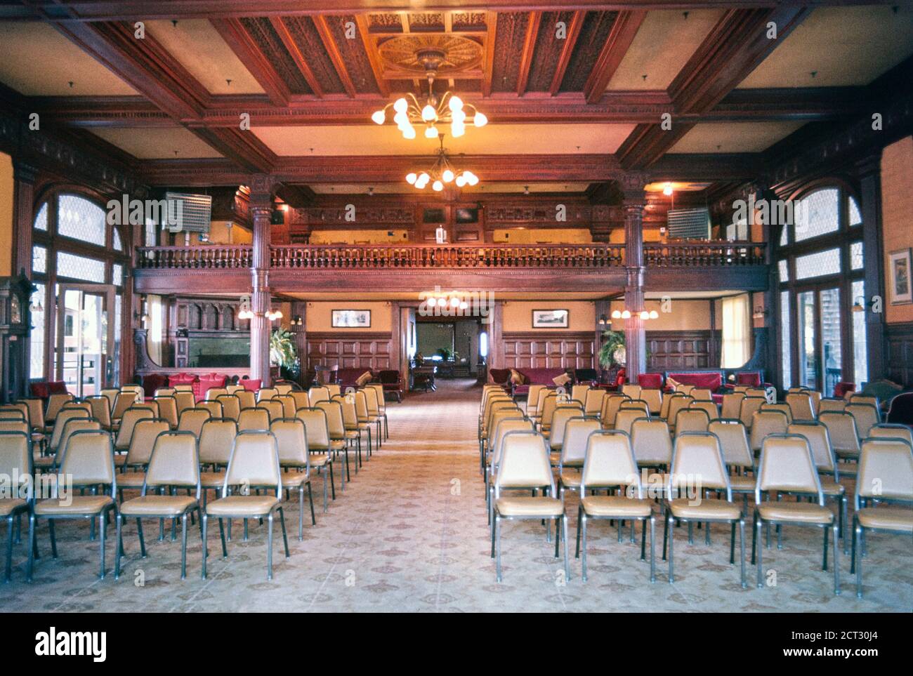 Top Lounge, Mohonk Mountain House, New Paltz, New York, USA, John Margolies Roadside America Photograph Archive, 1976 Stockfoto