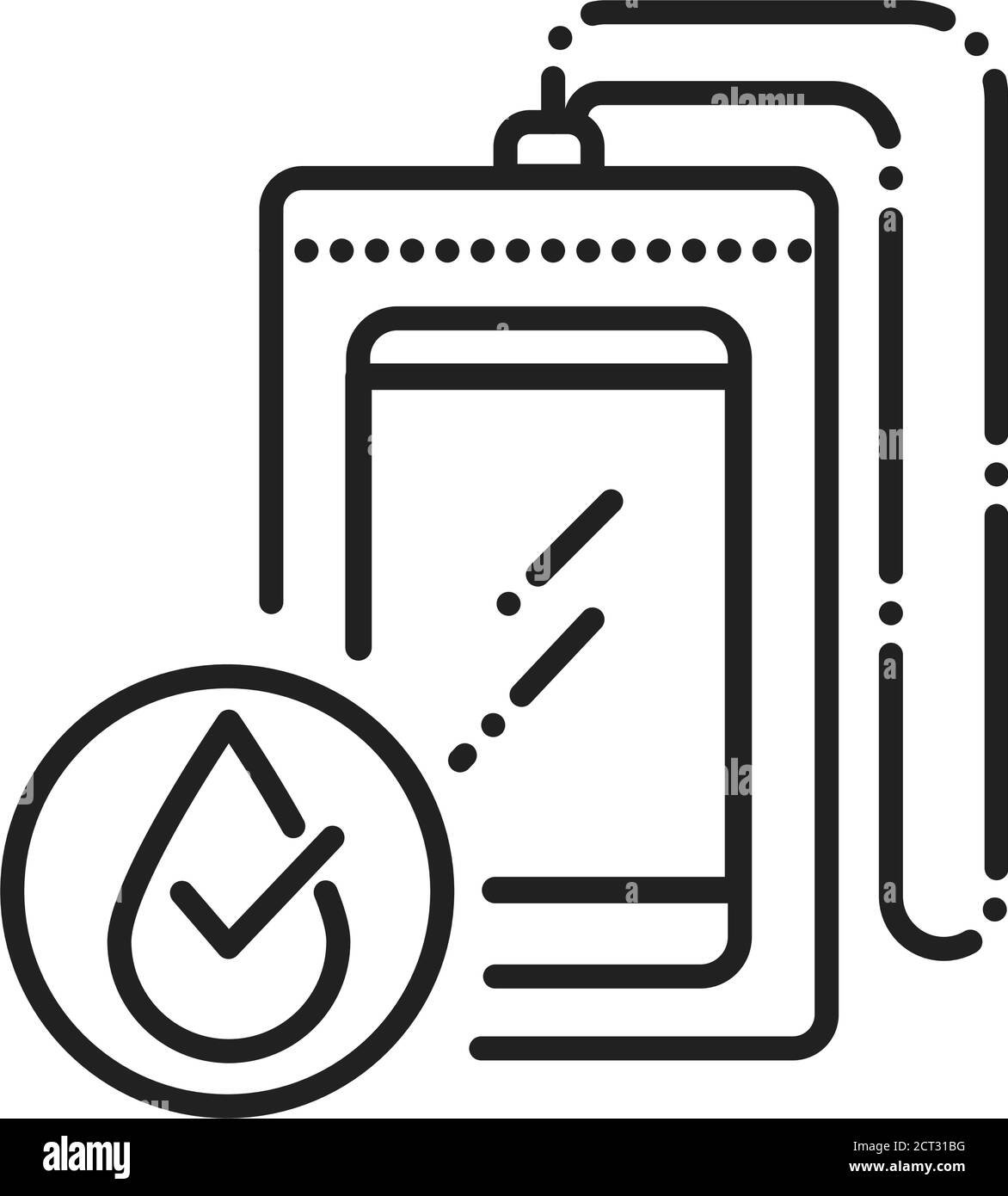 Wasserdichtes Kunststoffgehause aus PVC fur Smartphone mit schwarzem Symbol. Ziplock Bag Protect Konzept. Piktogramm fur Webseite mobile App Promo. UI UX GUI DESIGN Stock Vektorgrafik Alamy