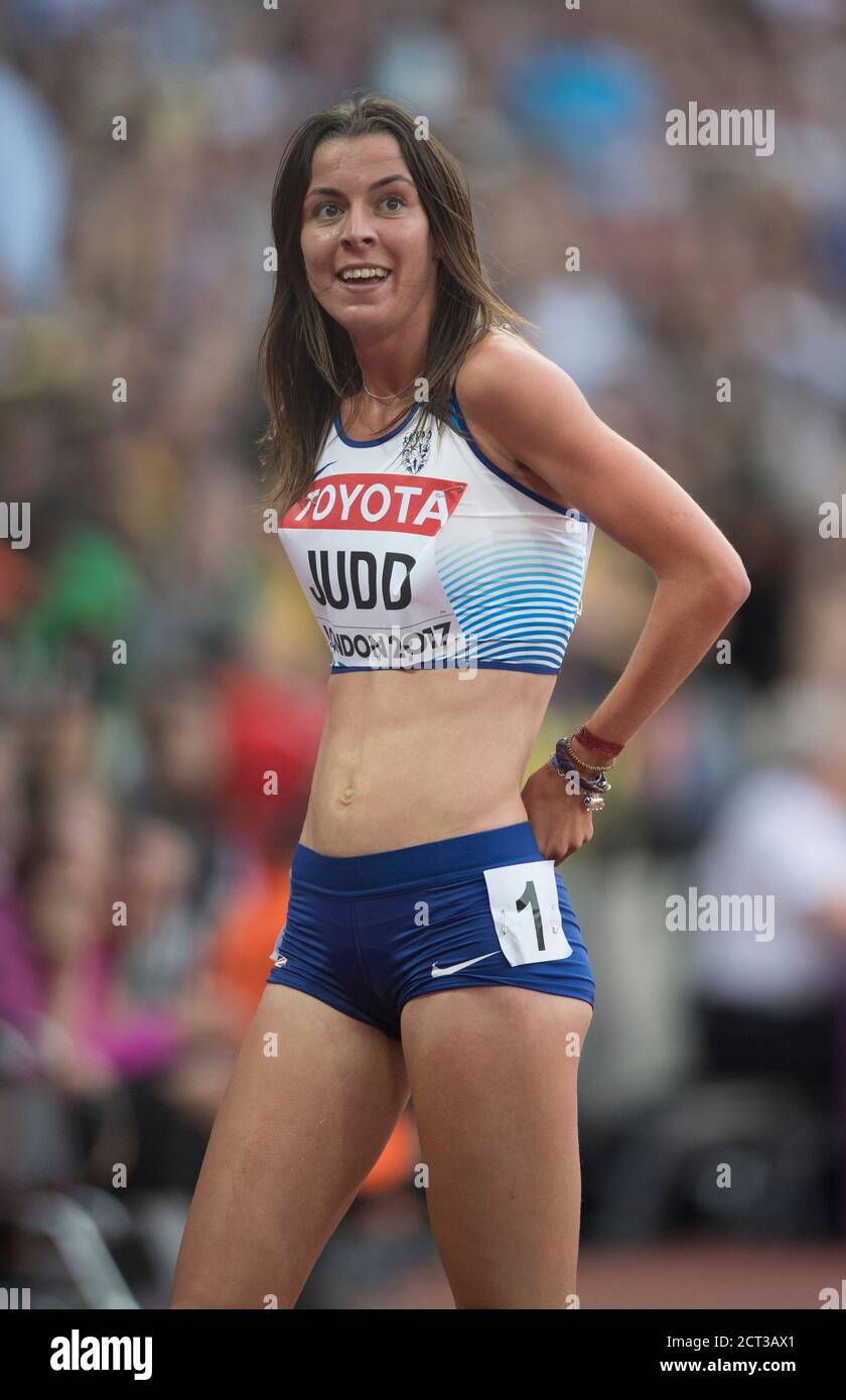 Jessica Judd qualifiziert sich für das 1500 Meter Finale der Damen. Leichtathletik-Weltmeisterschaften 2017 Copyright Foto © Mark Pain / Alamy Stockfoto