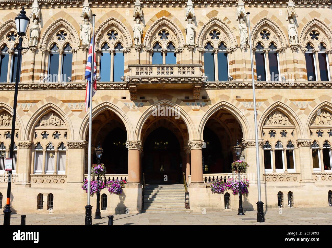 Northampton Guildhall, St. Giles' Square, Großbritannien Stockfoto