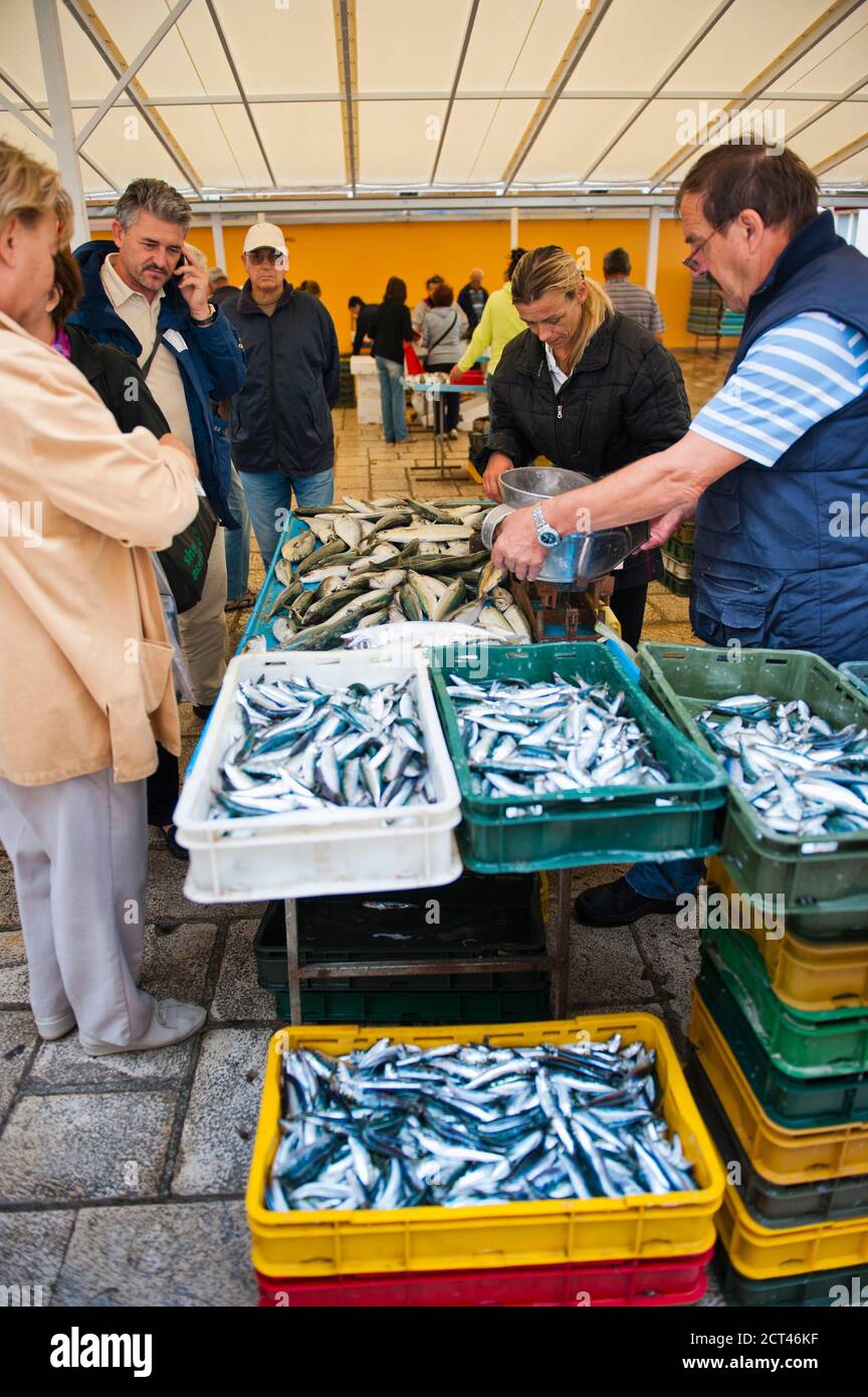 Foto von Split Fischmarkt, Dalmatien, Kroatien Stockfoto