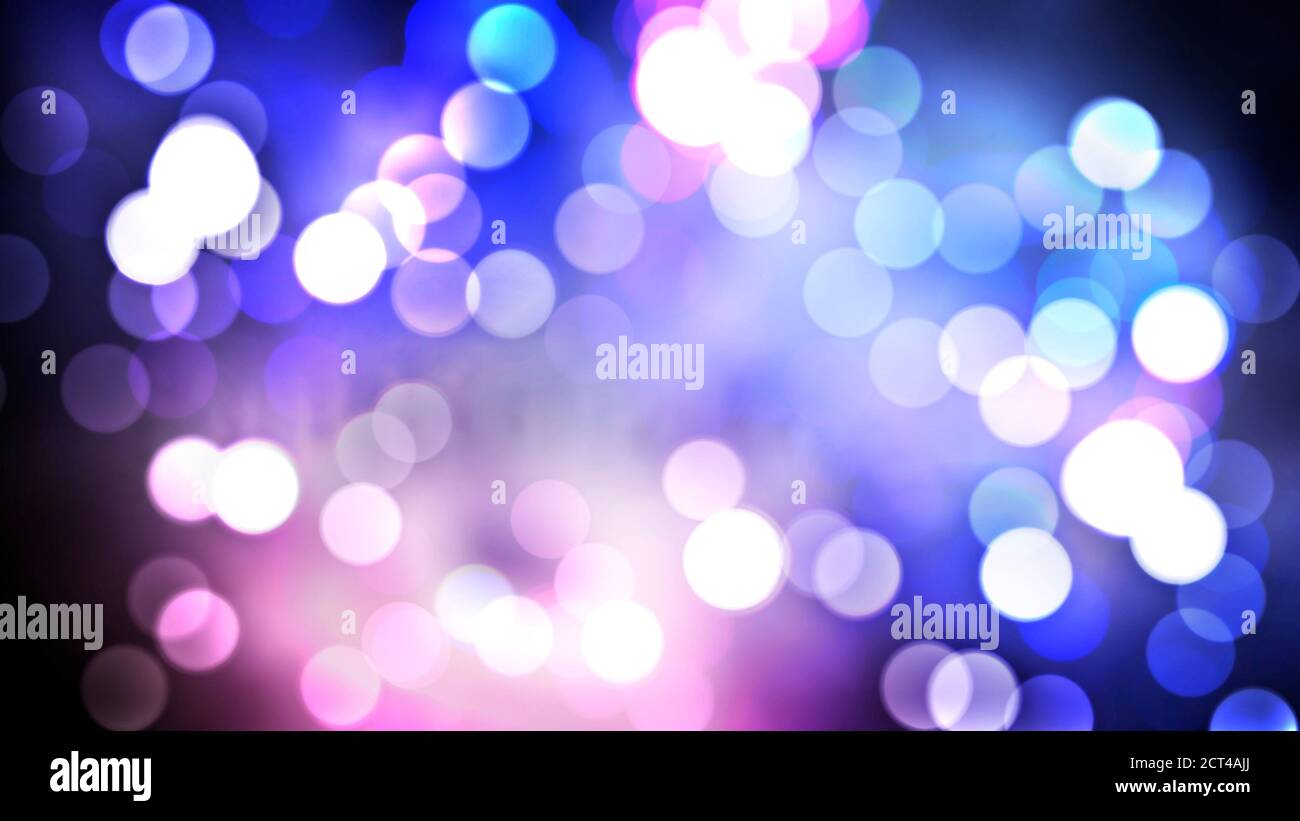 Bunte Panorama-Hintergrund: Abstrakte bunte Bokeh / Unschärfe kreisförmige Facula. (2D Rendering Computer digital generierte Illustration.) Stockfoto