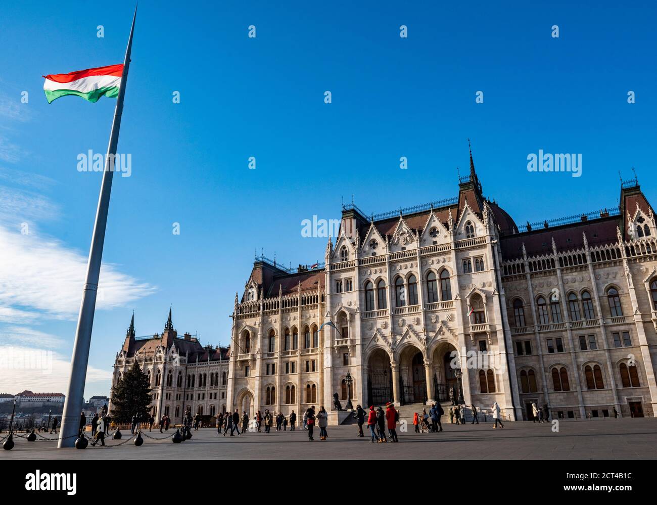Budapest Houses of Parliament, Ungarn, Europa Stockfoto