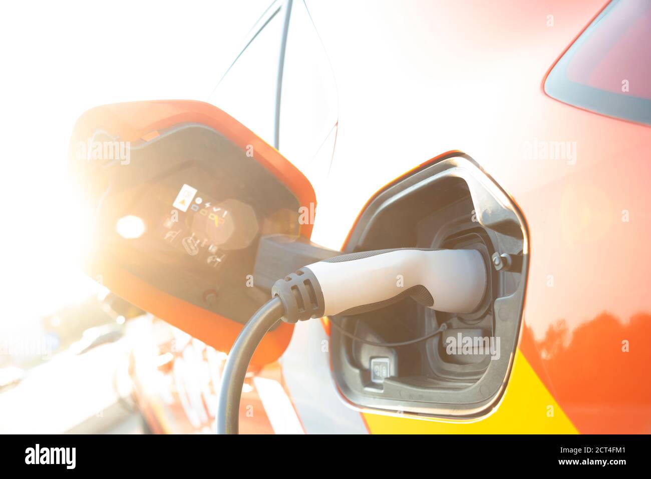 Ladekabel für Elektroautos Stockfoto