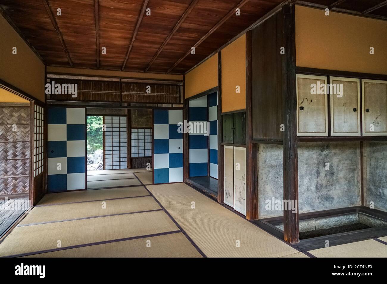 Shokintei Teehaus im Japanischen Garten der Kaiserlichen Villa Katsura, Kyoto, Japan Stockfoto