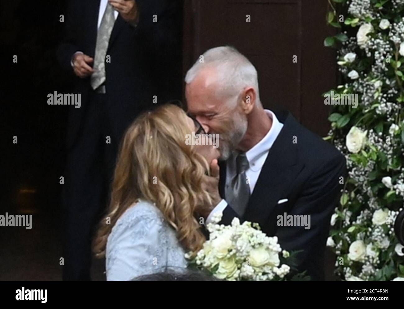 Bologna, Italien. September 2020. Hochzeit von Nicoletta Mantovani mit Alberto Tinarelli in der Kirche Sant'Antonio da Padova in Bologna im Gastfoto der Hochzeit Annamaria Bernini (Gianni Schicchi/Fotografmma, BOLOGNA - 2020-09-21) ps das Foto kann in Bezug auf den Kontext verwendet werden, in dem es aufgenommen wurde, Und ohne die diffamierende Absicht der Anstand der Menschen vertreten Kredit: Independent Photo Agency / Alamy Live News Stockfoto