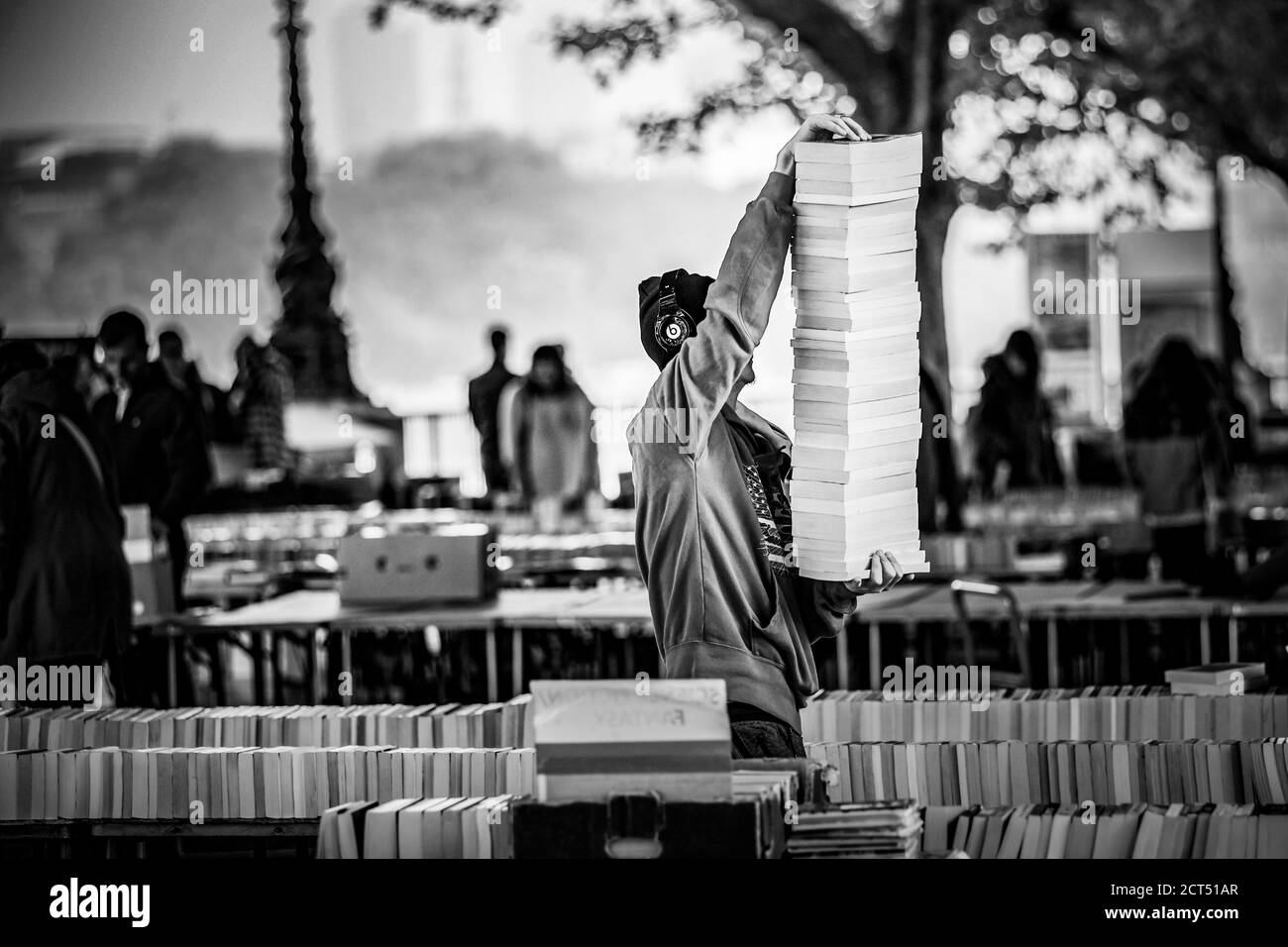 Southbank Centre Buchmarkt und Messe, South Bank, London, England Stockfoto