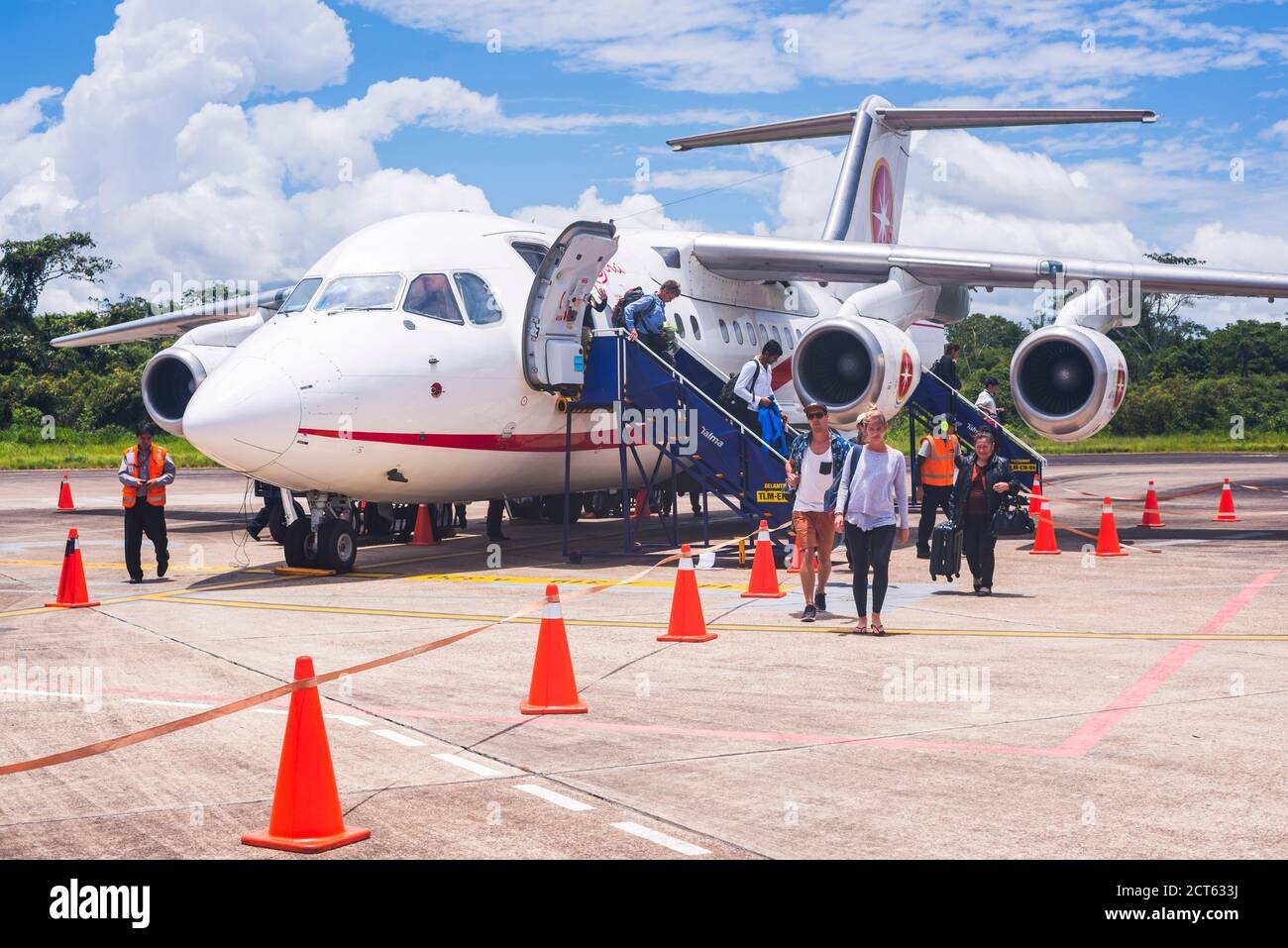 Flughafen Puerto Maldonado, Provinz Tambopata, Peru, Südamerika Stockfoto