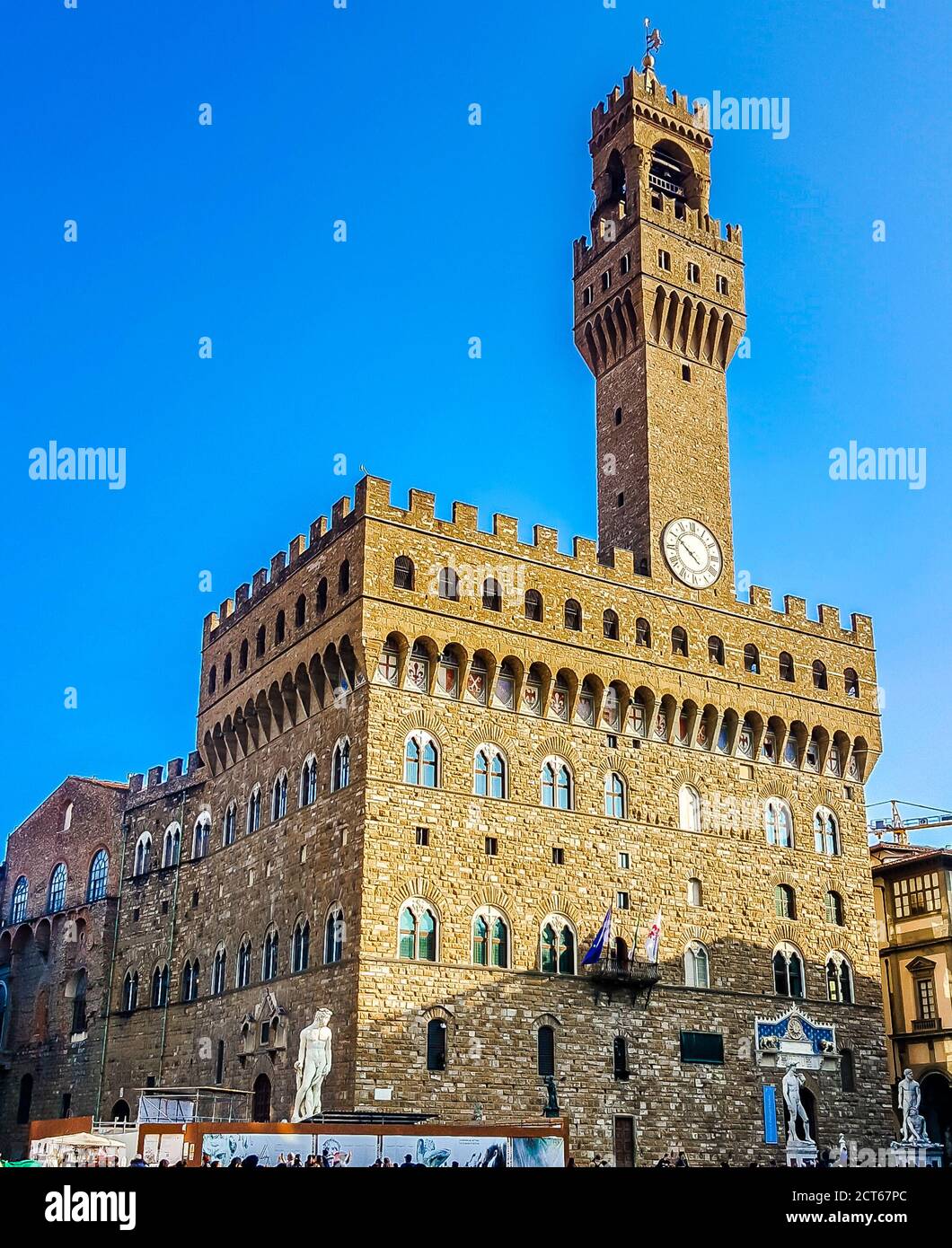 Der Palazzo Vecchio Alter Palast Ist Das Rathaus Von Florenz Italien Stockfotografie Alamy