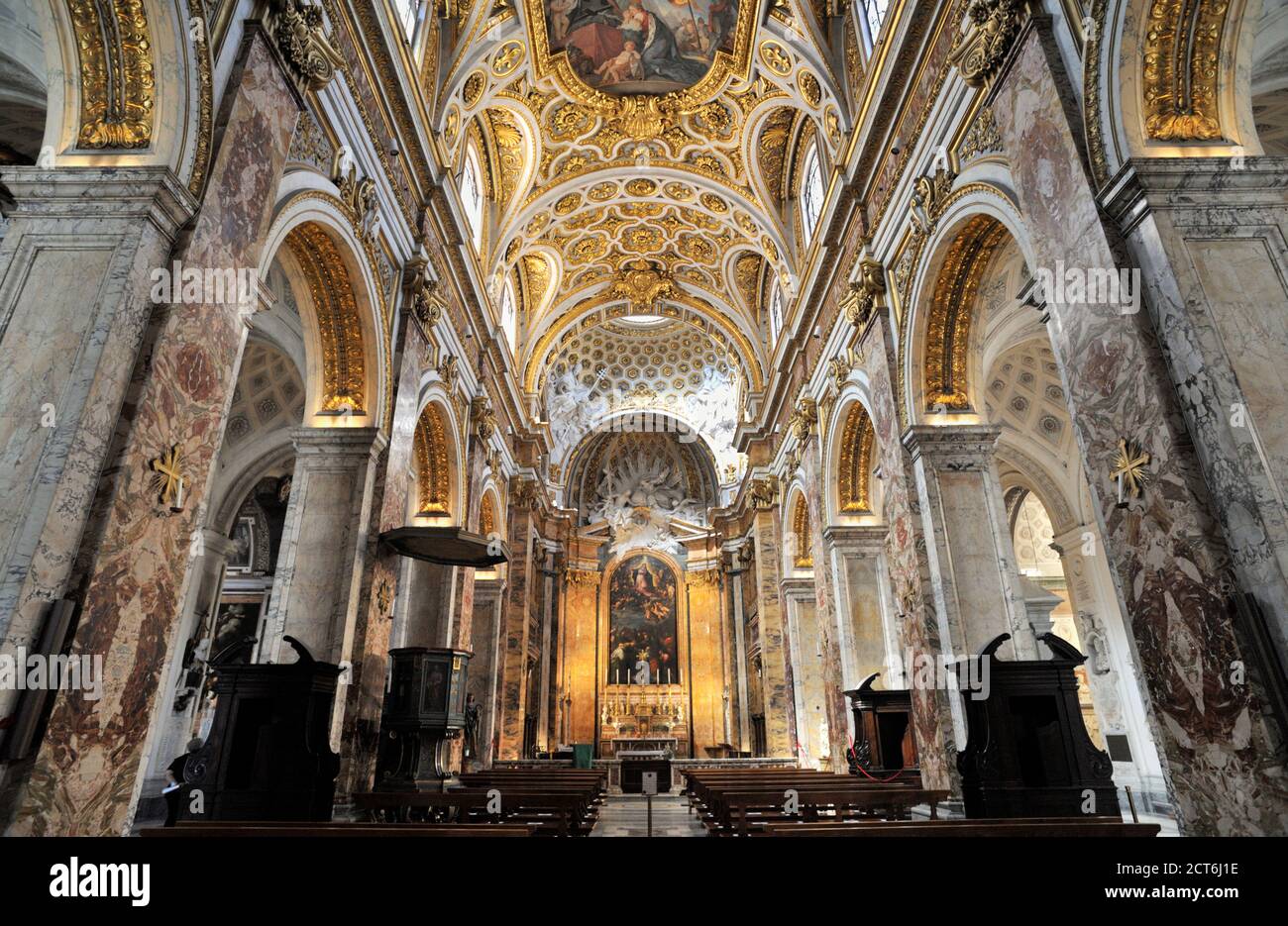 Italien, Rom, Kirche San Luigi dei francesi Stockfoto