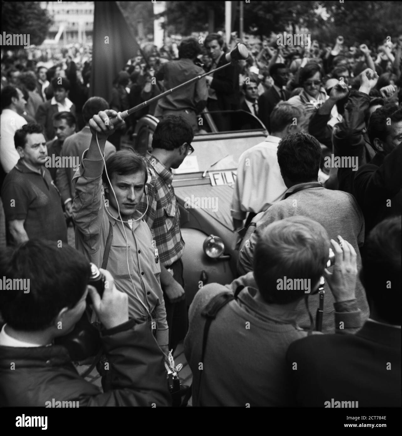 IX Weltfestival der Jugend und der Studenten, 28. Juli6. August 1968, Sofia, Bulgarien. Protest