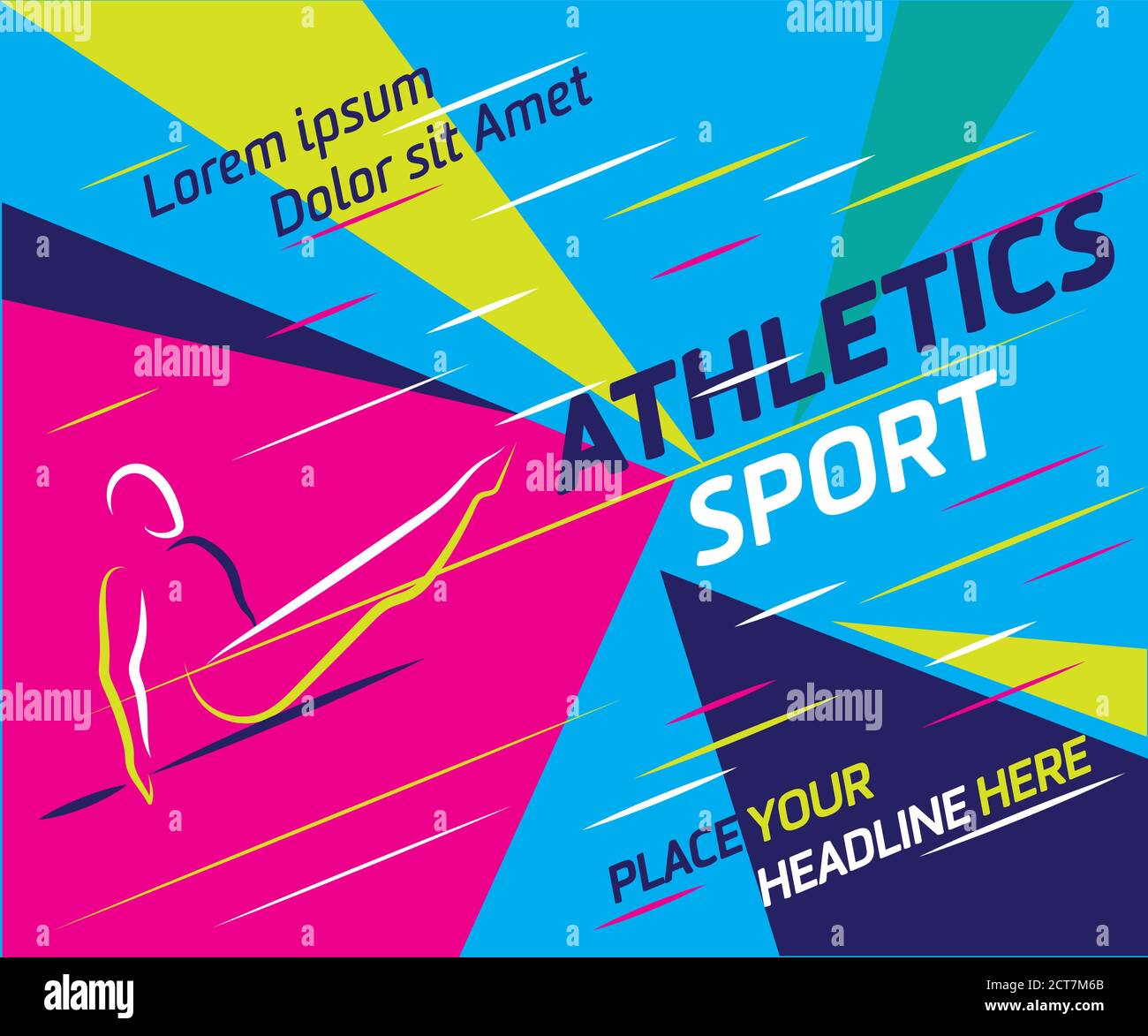Sommer Sport Icon Set isolierte Silhouetten von Athleten verschiedene Arten von Gymnastik, Vektor-Layout-Design-Vorlage für Sport-Event. Sportflyer des Stock Vektor