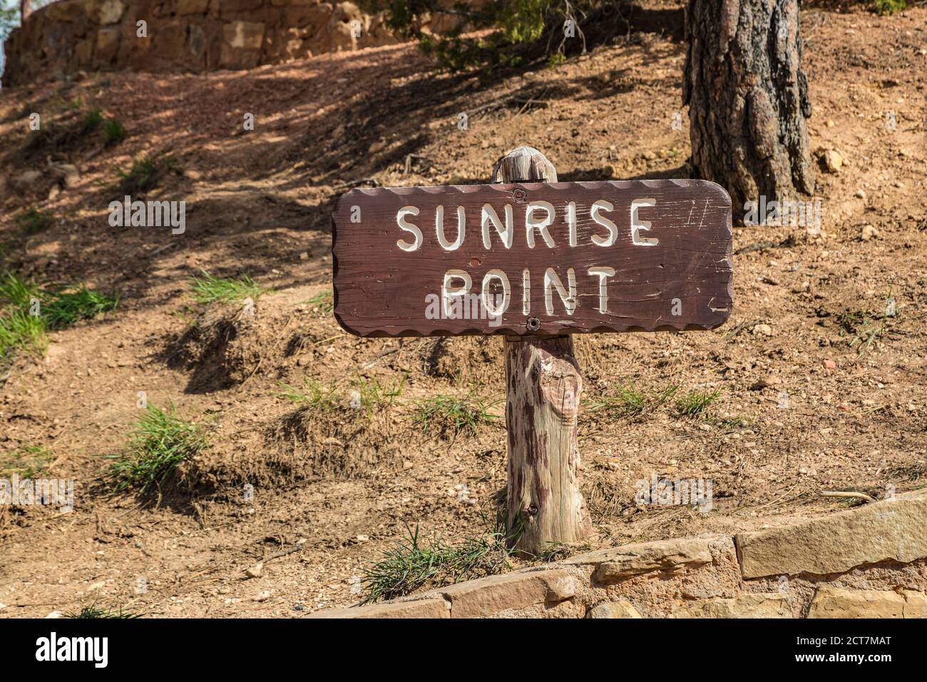 Sunrise Point Aussichtspunkt im Bryce Canyon National Park, Utah Stockfoto