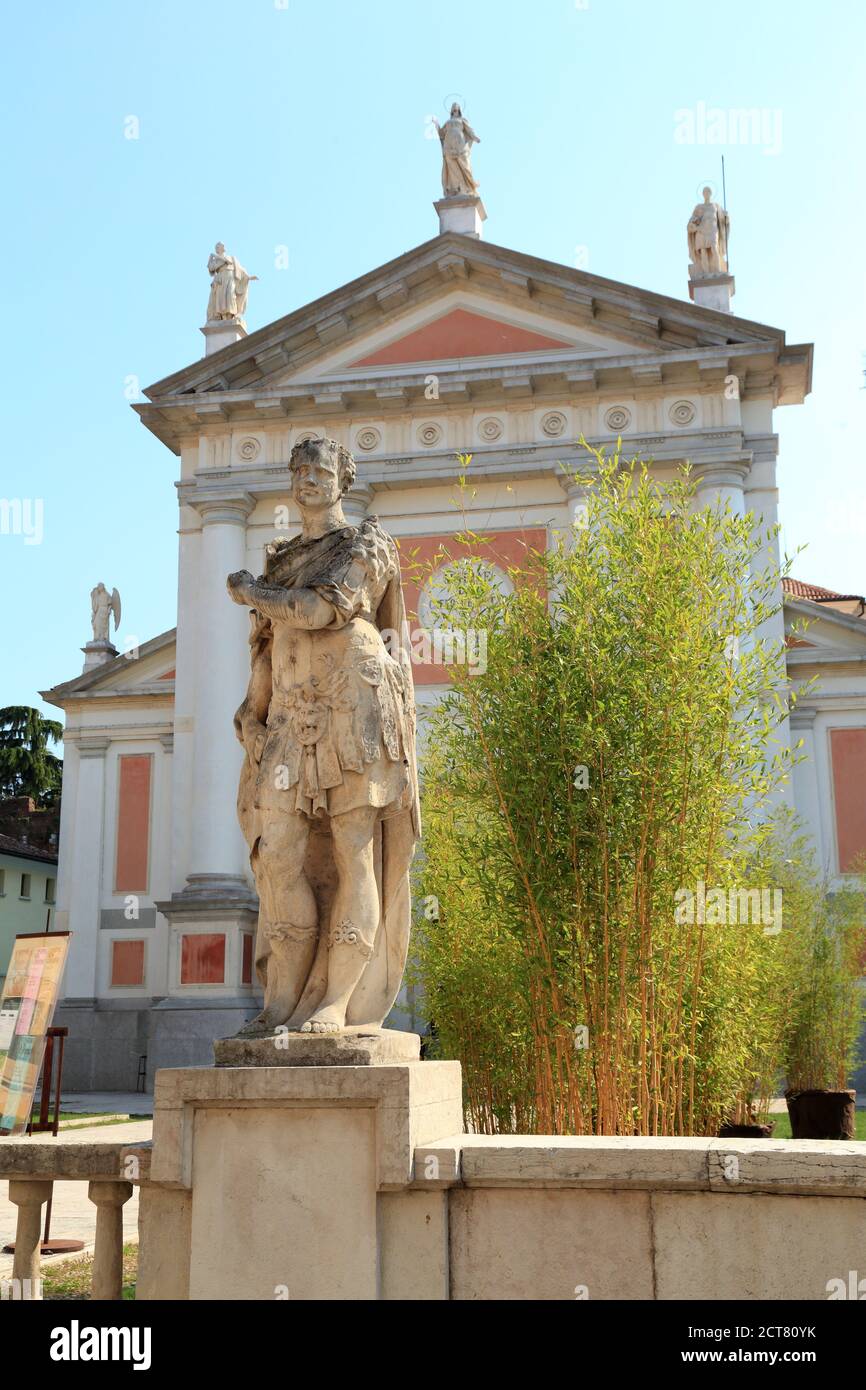 Kathedrale von Castelfranco Veneto. Duomo di Castelfranco. Stockfoto