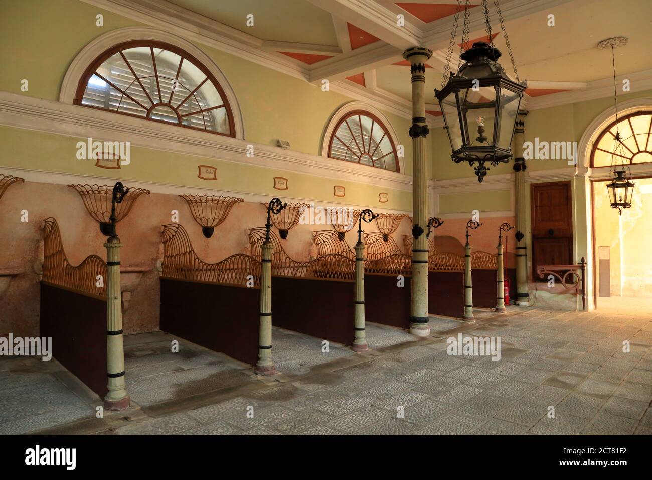 Königlicher Pferdestall, Villa Parco Bolasco, Castelfranco Veneto Stockfoto