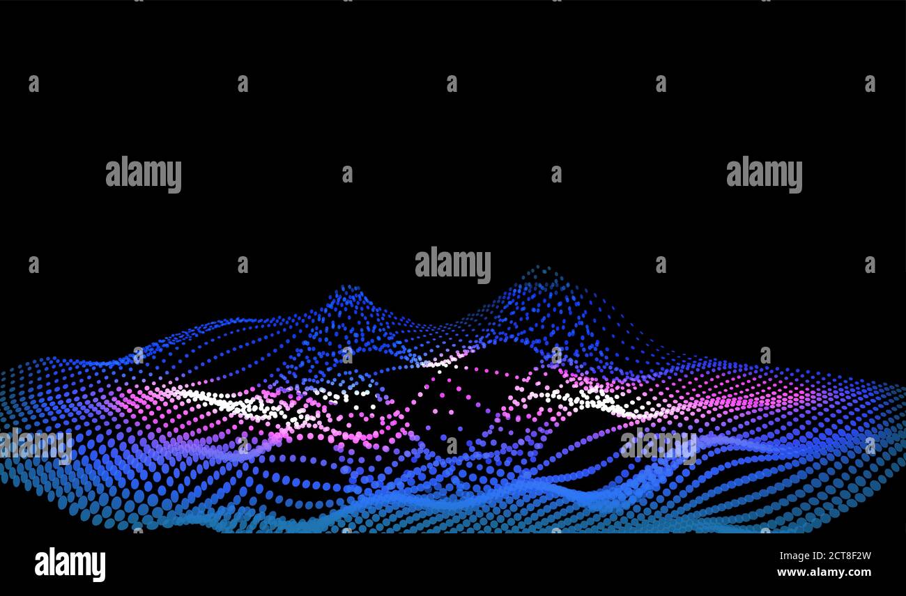 Daten-Stream-Hintergrund Stock Vektor