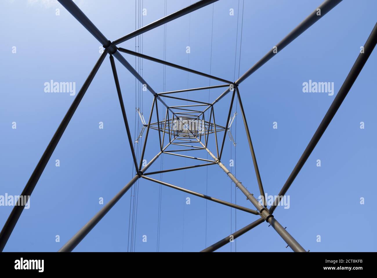 Electricity Pylons In Switzerland Stockfotos und -bilder Kaufen - Alamy