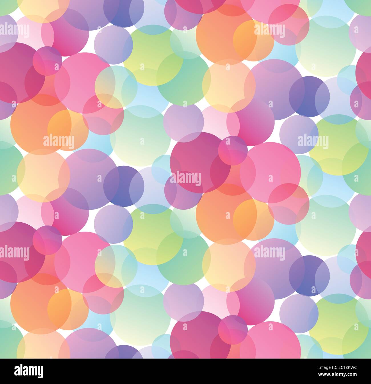 Nahtloses festliches Muster mit bunten Konfetti auf weißem Hintergrund. Verlauf Bokeh. Textur für Tapeten, Stoffe, Bezüge und Ihre Kreativität Stock Vektor