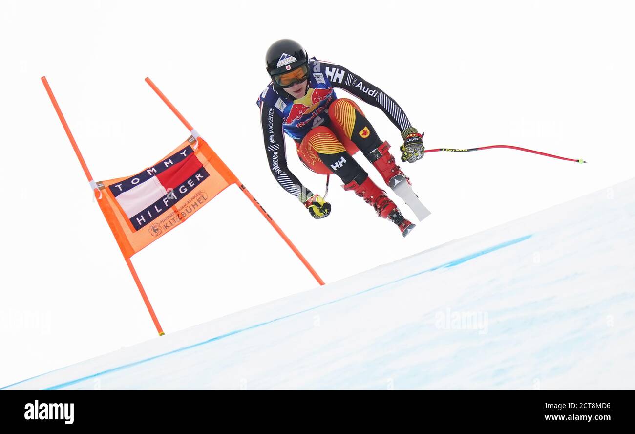 Jeffrey Read während der Herren Abfahrt zum FIS Alpine Ski World Cup 2019-20 in Kitzbühel, Österreich. BILDNACHWEIS : © MARK PAIN / ALAMY Stockfoto