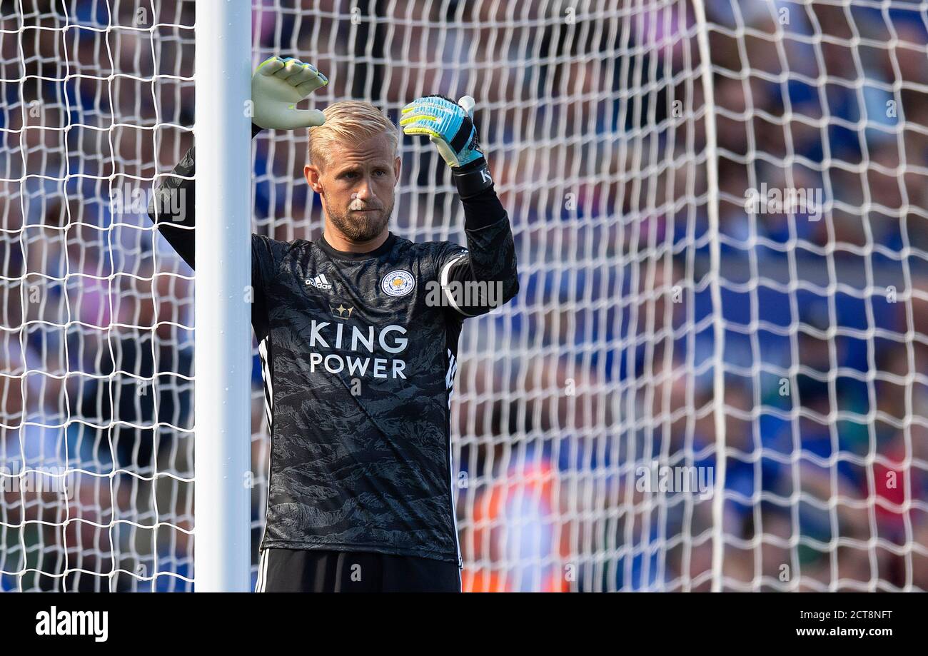 Kasper Schmeichel. Leicester City / Spurs. BILDNACHWEIS: © MARK PAIN / ALAMY STOCK FOTO Stockfoto