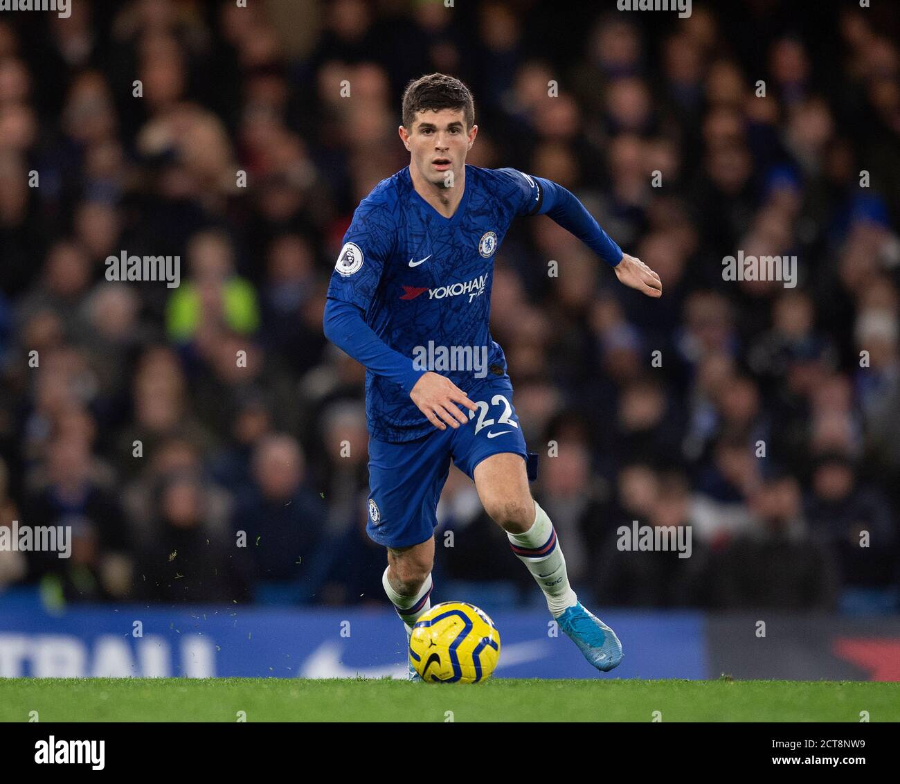 Chelsea's Christian Pulisic. Chelsea / West Ham. Premier League. BILDNACHWEIS : © MARK PAIN / ALAMY STOCK FOTO Stockfoto