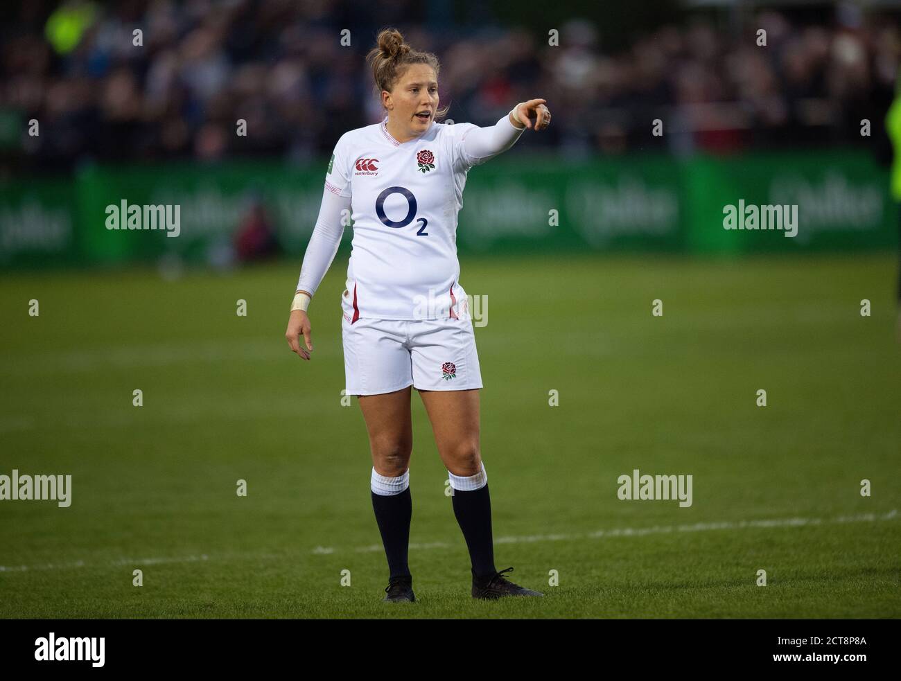 Emily Scott. England Frauen gegen Italien. Goldington Road, Bedford. BILDNACHWEIS : © MARK PAIN / ALAMY STOCK FOTO Stockfoto