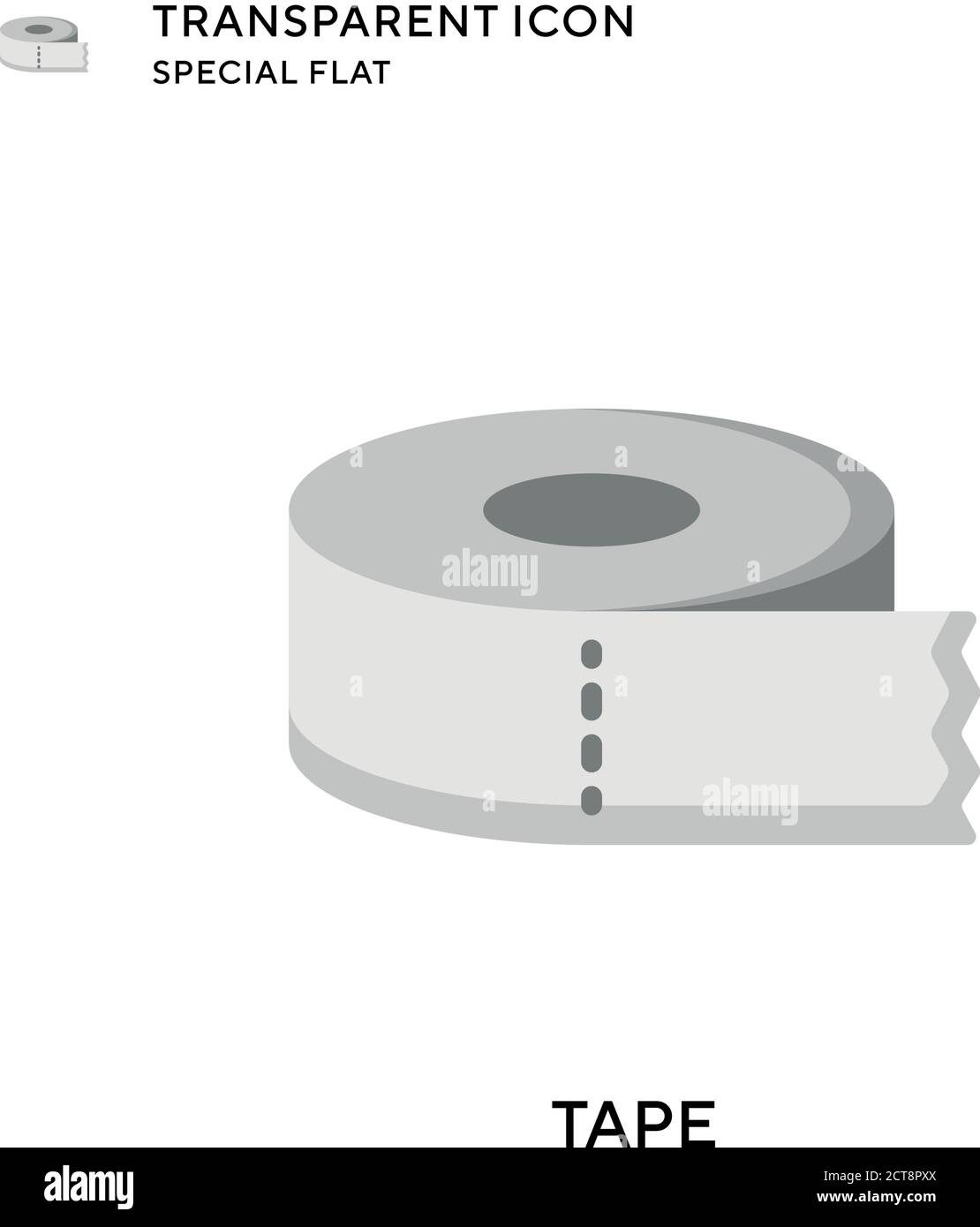 Symbol für Bandvektoren. Flache Illustration. Vektor EPS 10. Stock Vektor
