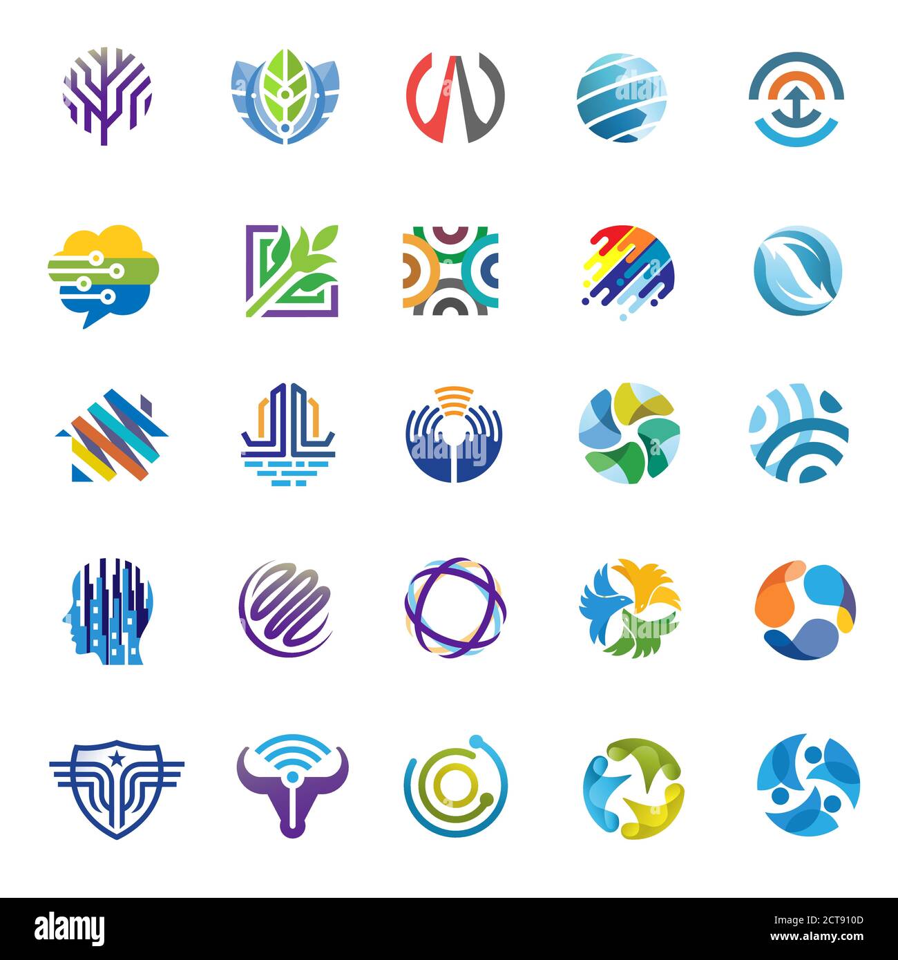 Kreativ modern starke und elegante Designelemente für Markenidentität Grafikdesign Stock Vektor