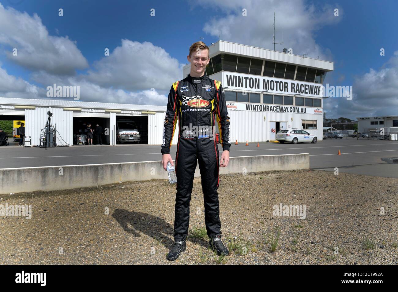 September 2020. Winton Raceway. Nathan Herne. Garry Rogers Motorsport versucht, einen Fall zu bauen, um Nathan Herne seine Superlizenz zu erhalten. Stockfoto