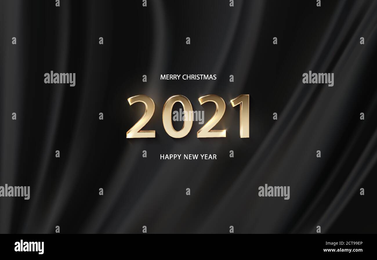 Frohes neues Jahr 2021 Banner Stock Vektor