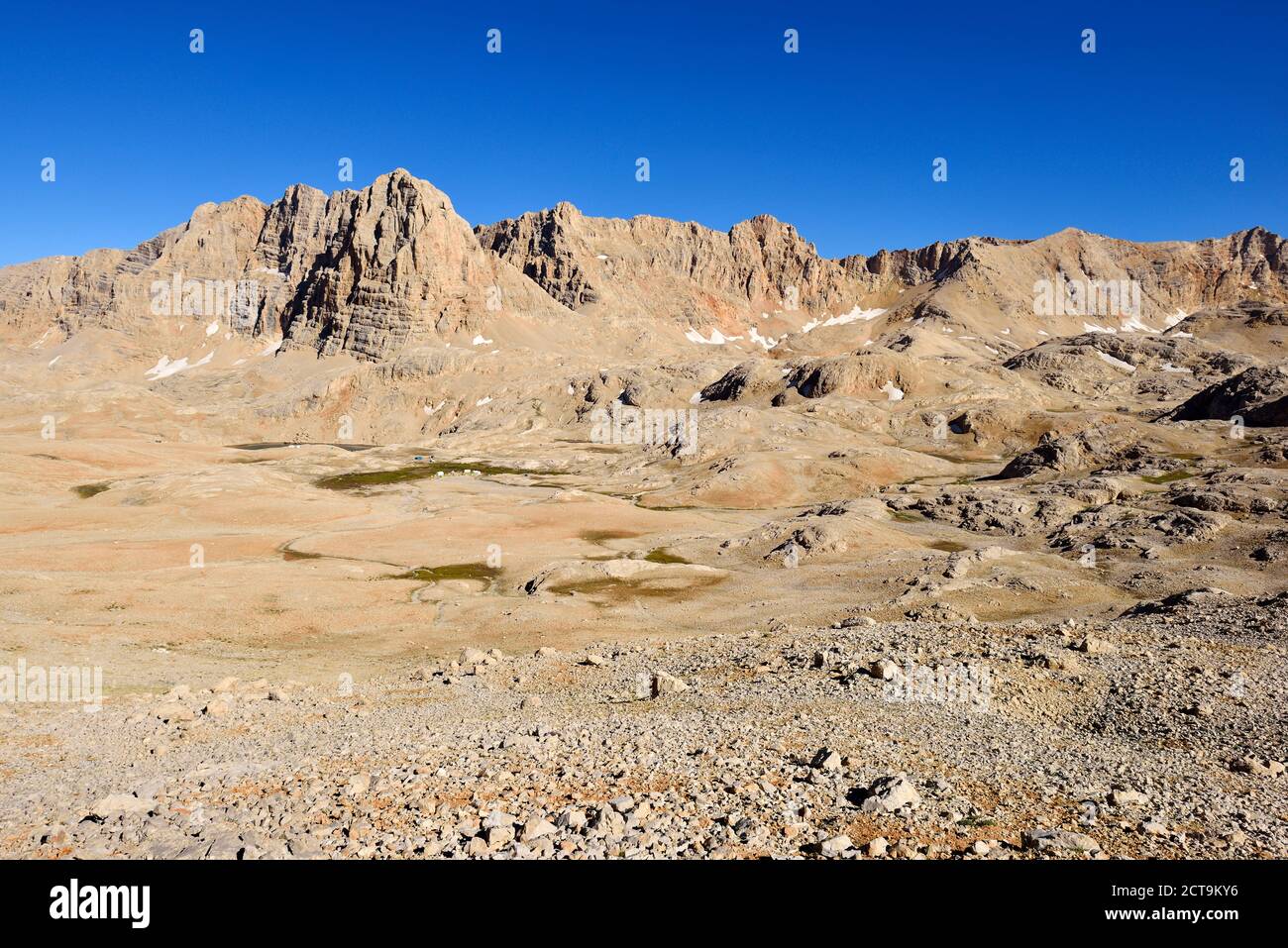 Türkei, Anti-Taurus-Gebirge, Blick über Yedigoeller Plateau, Aladağlar-Nationalpark Stockfoto