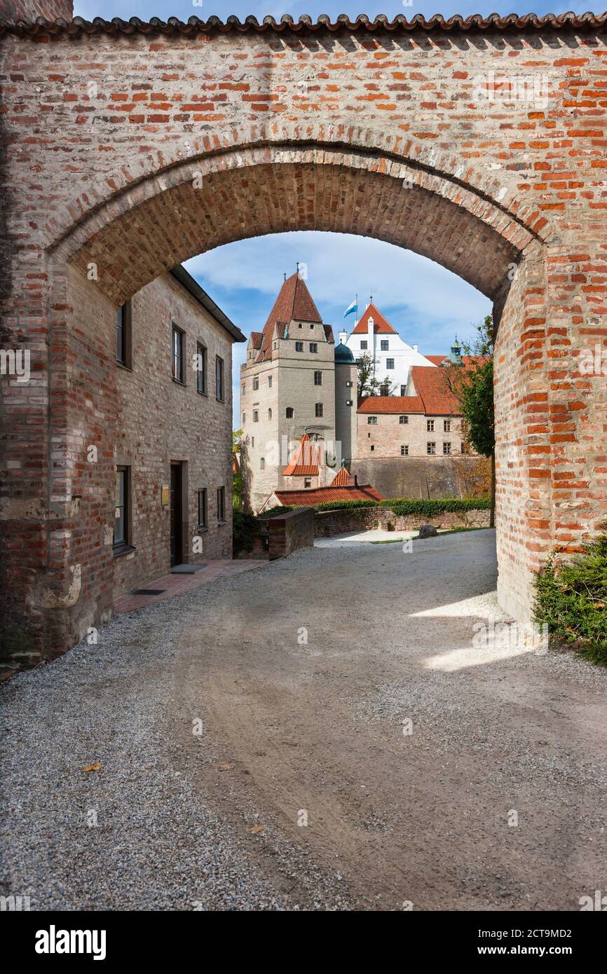 Deutschland, Bayern, Landshut, Burg Trausnitz Stockfoto