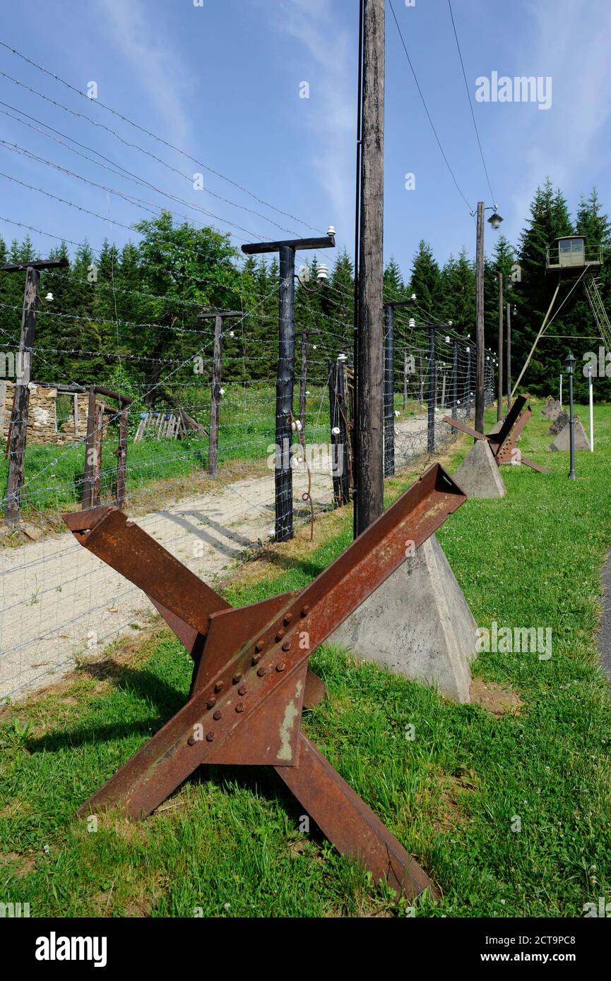 Tschechien, Bucina, ehemalige Grenze zu Bayern Stockfoto