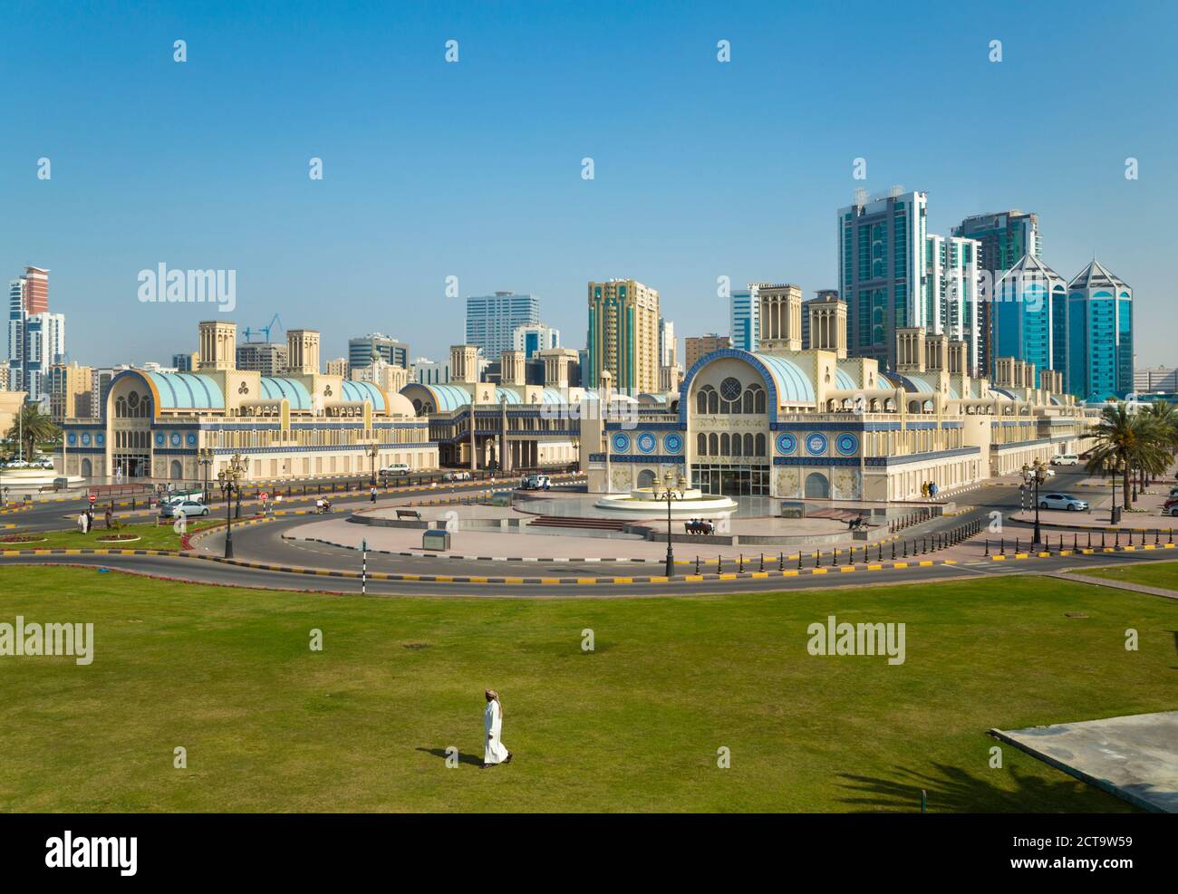 Vereinigte Arabische Emirate, Sharjah, Blue Souk Stockfoto