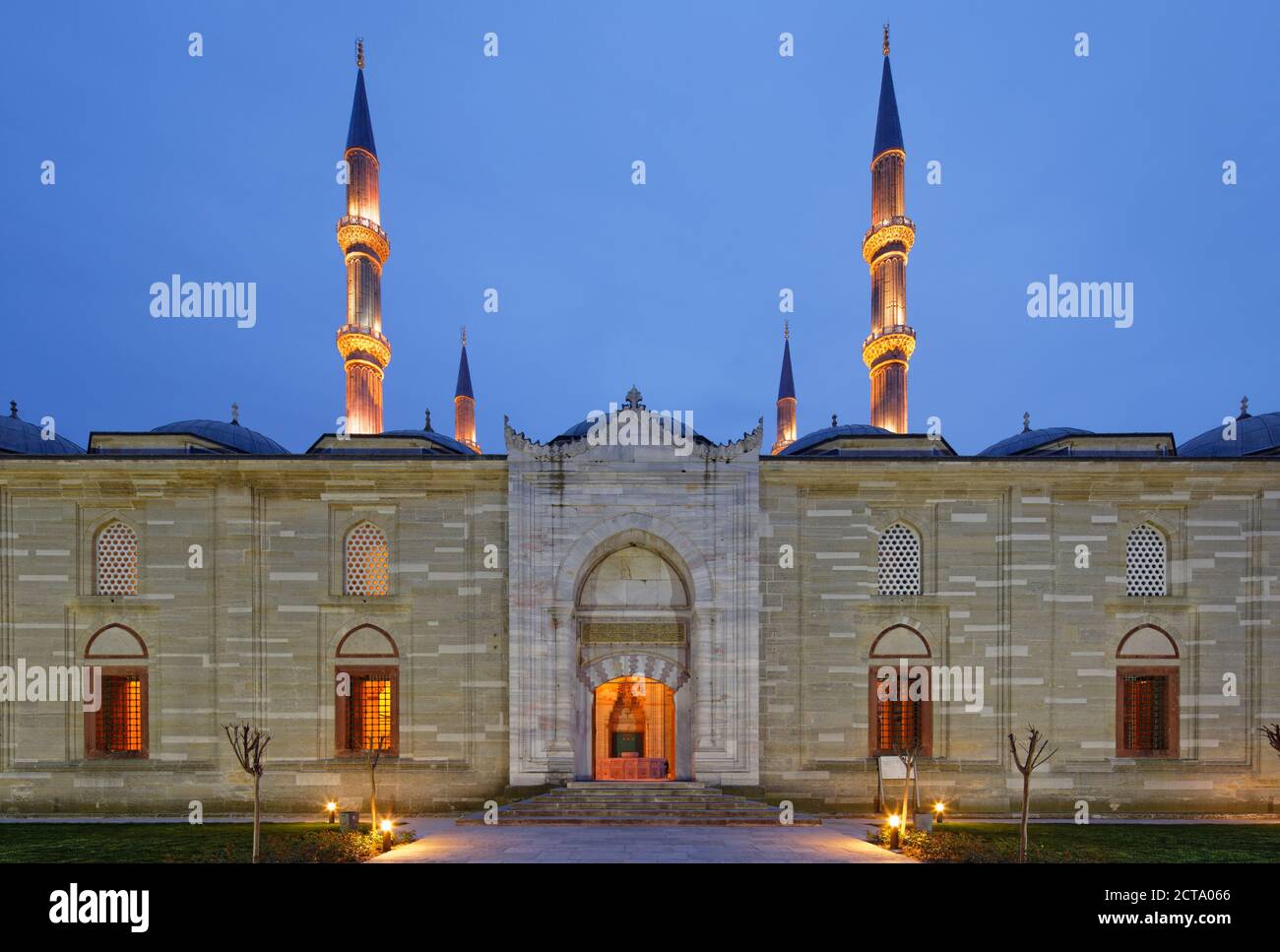 Türkei, Edirne, Außenseite der Selimiye Moschee Stockfoto