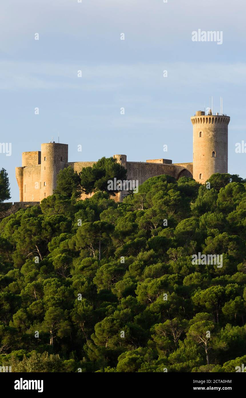 Spanien, Mallorca, Schloss Bellver Stockfoto