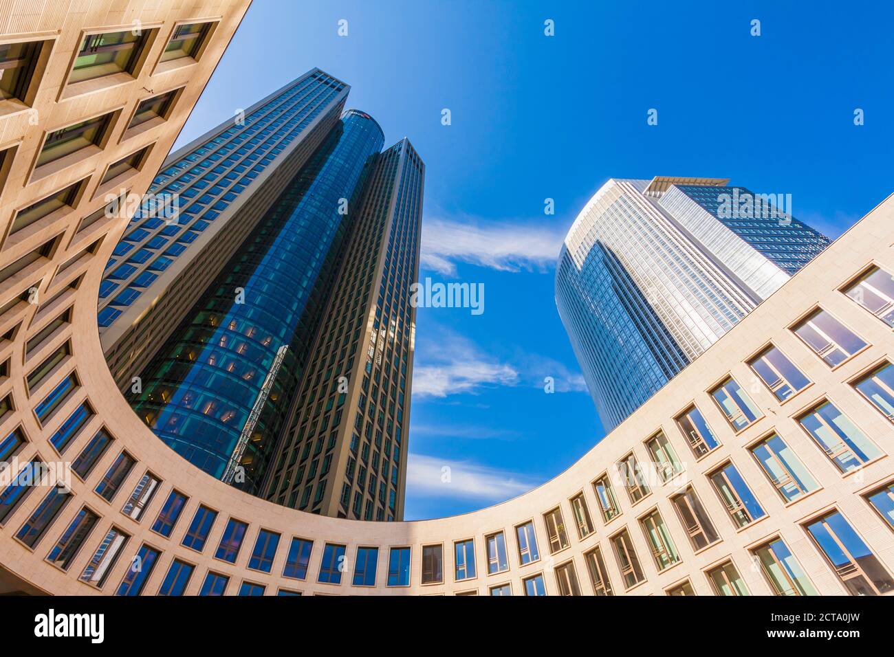 Deutschland, Hessen, Frankfurt, der Tower 185 und Pollux Stockfoto