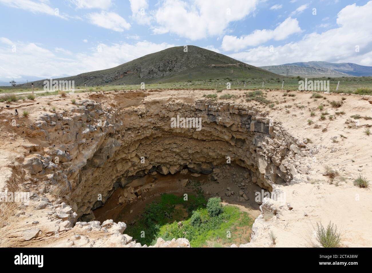Türkei, Ost-Anatolien, Agri Provinz, angebliche Einschlagkrater am Berg Ararat Stockfoto