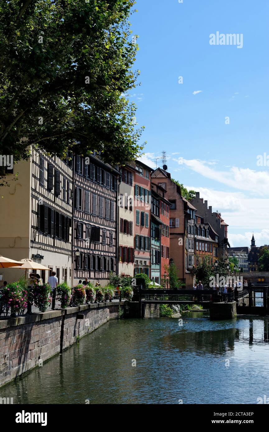Frankreich, Bas-Rhin, Straßburg, Holzhaus im La Petite France Stockfoto