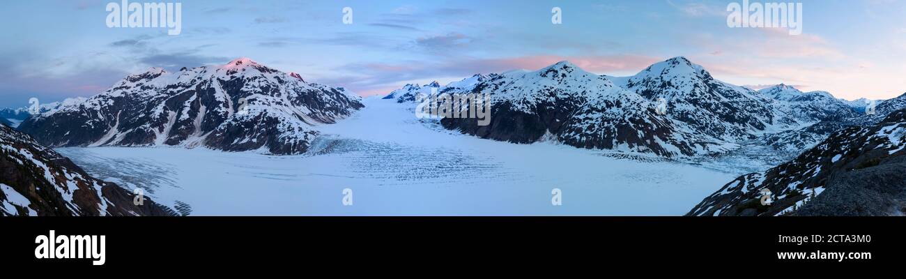 Grenzregion Alaska-British Columbia, Salmon Glacier Stockfoto