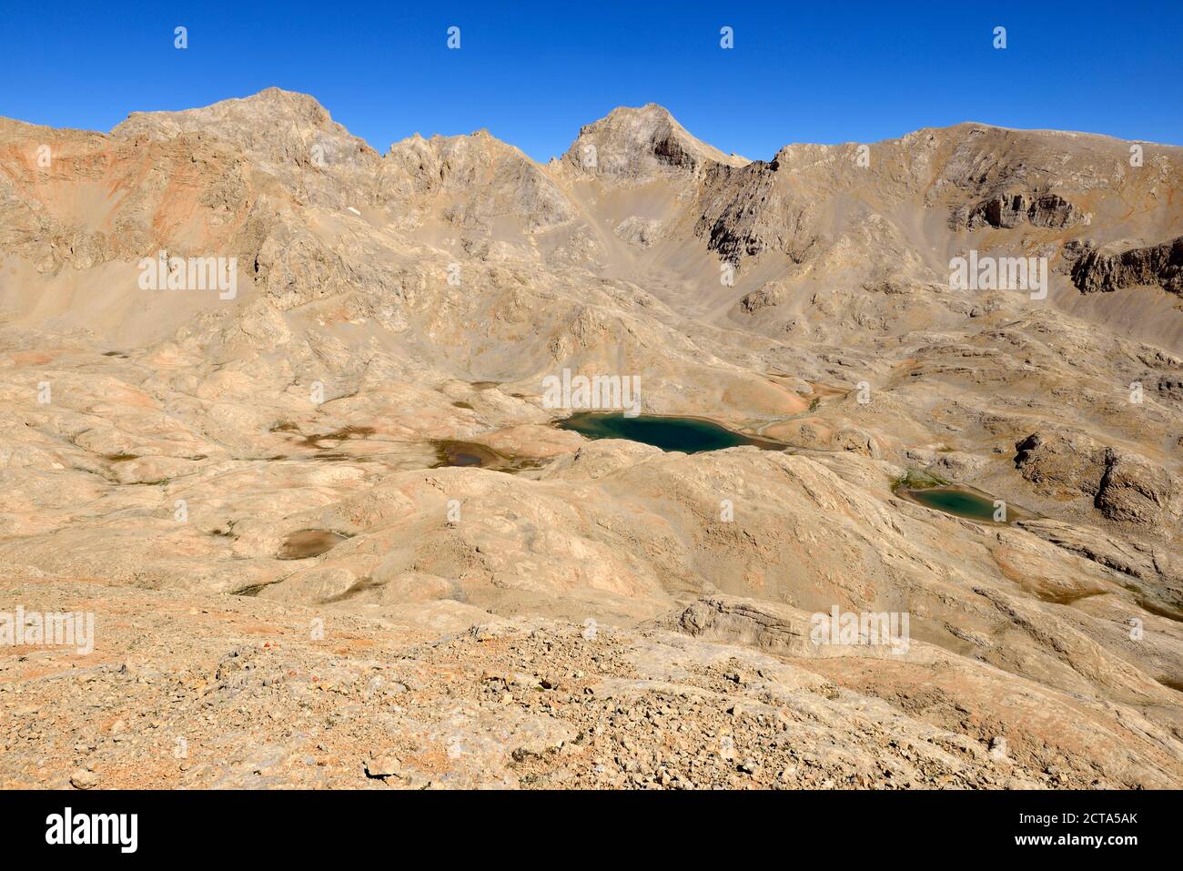 Türkei, Aladağlar National Park, Blick Richtung Demirkazik peak Stockfoto