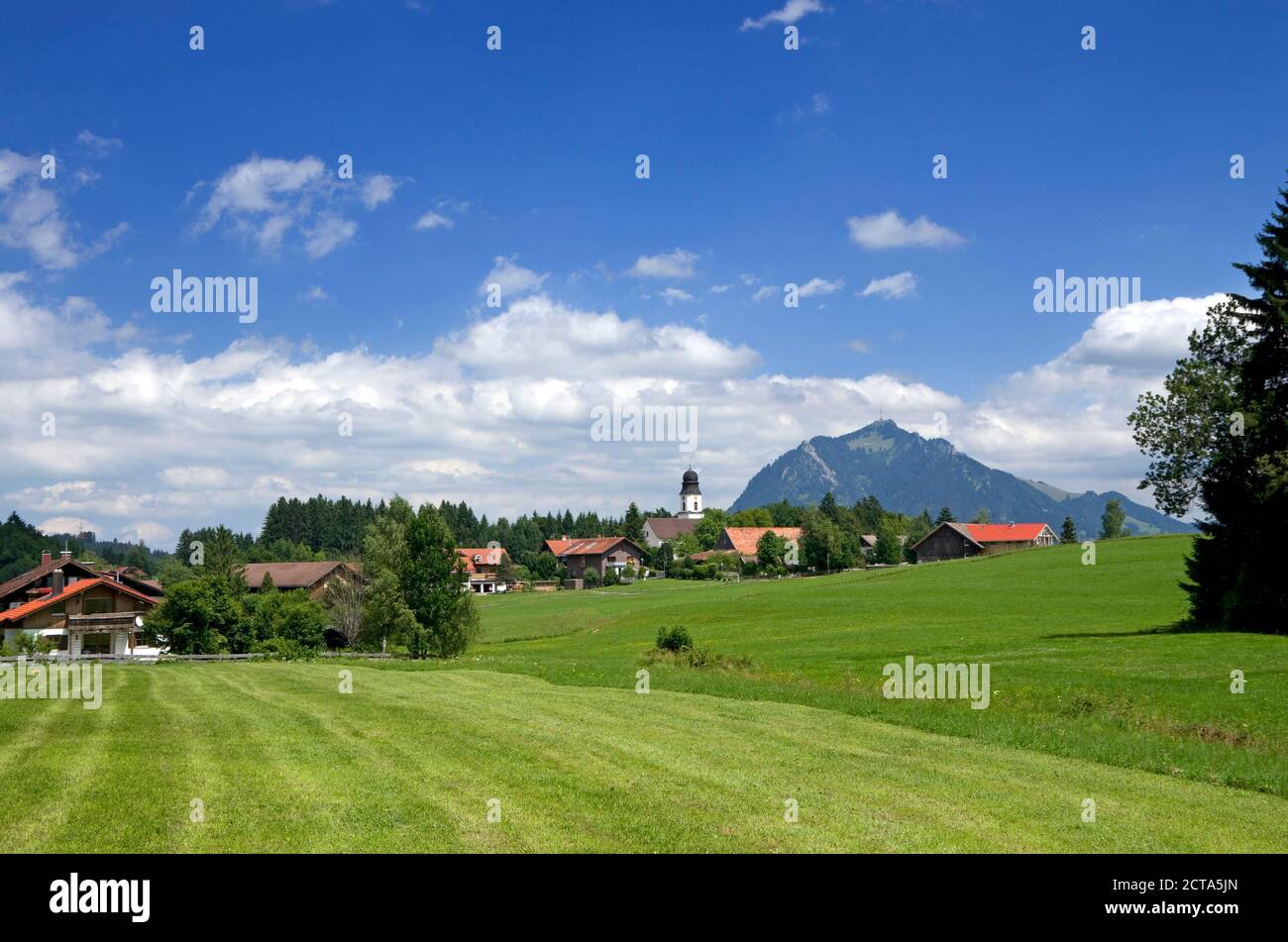 Deutschland, Bayern, Swabia, Allgäu, Oberallgäu, Ofterschwang, mount Gruenten Stockfoto