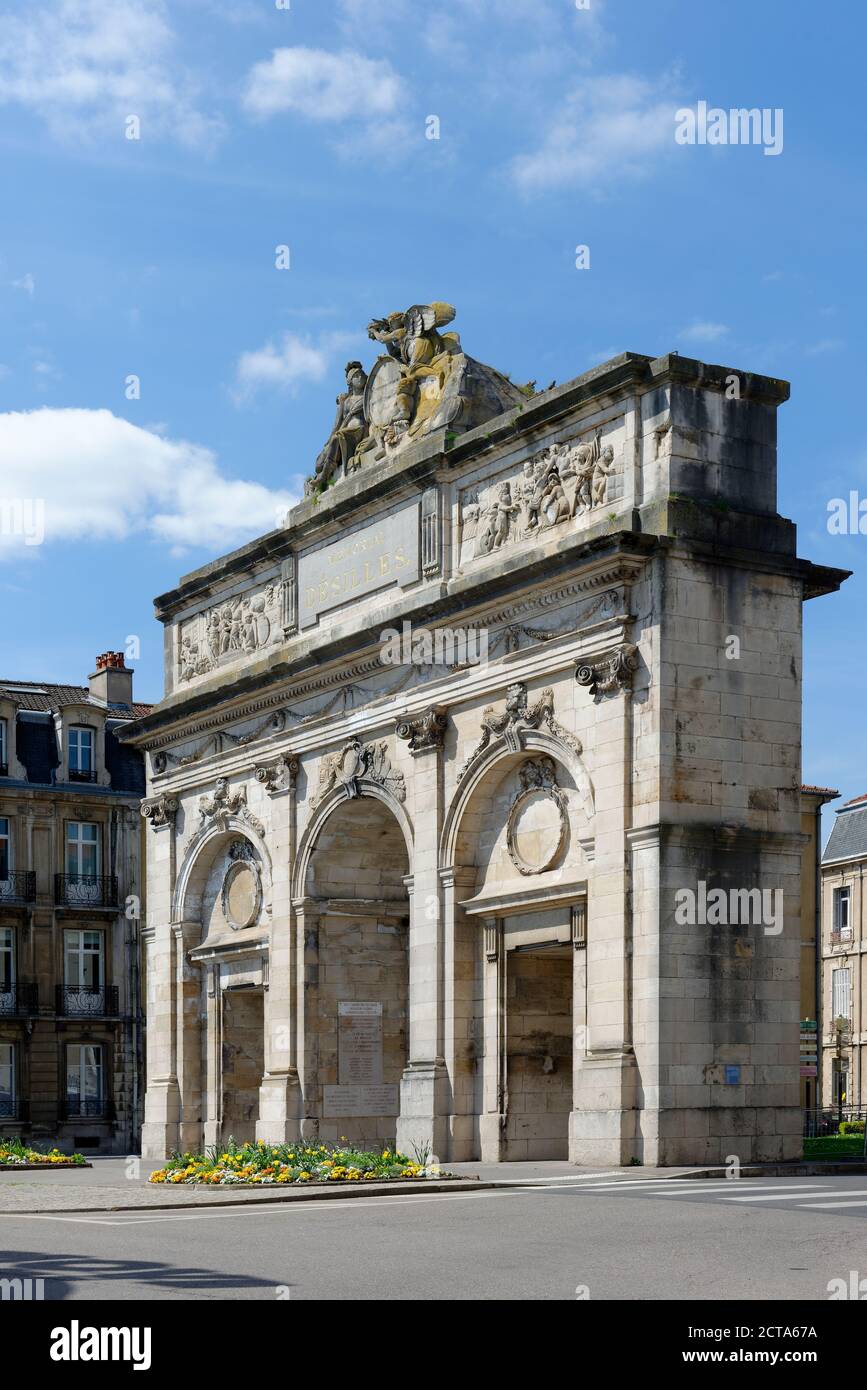 Frankreich, Lothringen, Meurthe-et-Moselle, Nancy, Porte Desilles Stockfoto