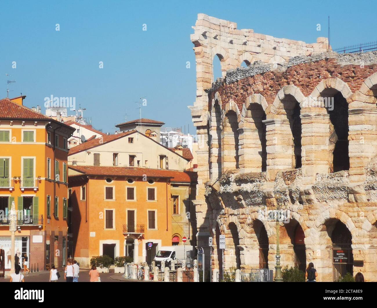 Arena Verona Romeo und Julia Stockfoto