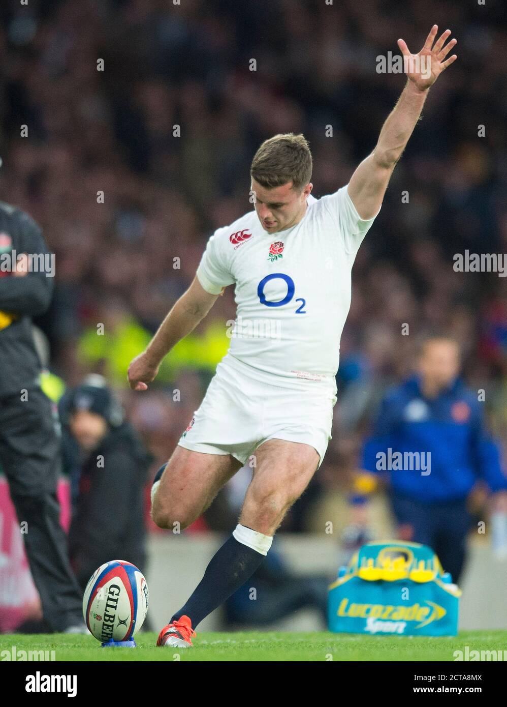 GEORGE FORD. England gegen Frankreich. Six Nations Championship. Bild : Mark Pain / Alamy. 21/03/2015 Stockfoto