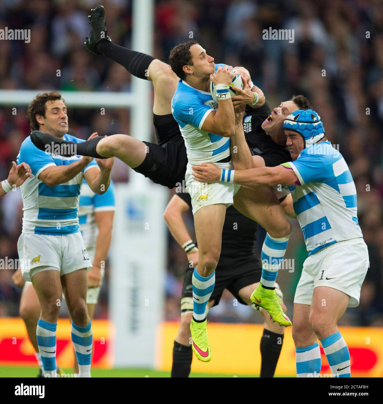 Neuseeland gegen Argentinien Rugby World Cup 2015 Bildnachweis: © MARK PAIN / ALAMY Stockfoto