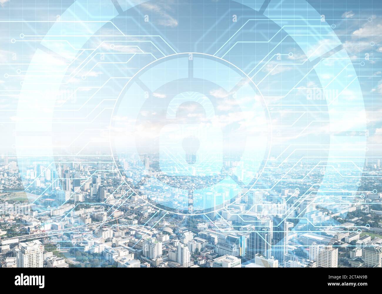 Kryptografie und Verschlüsselung Algorithmus Konzept Stockfotografie